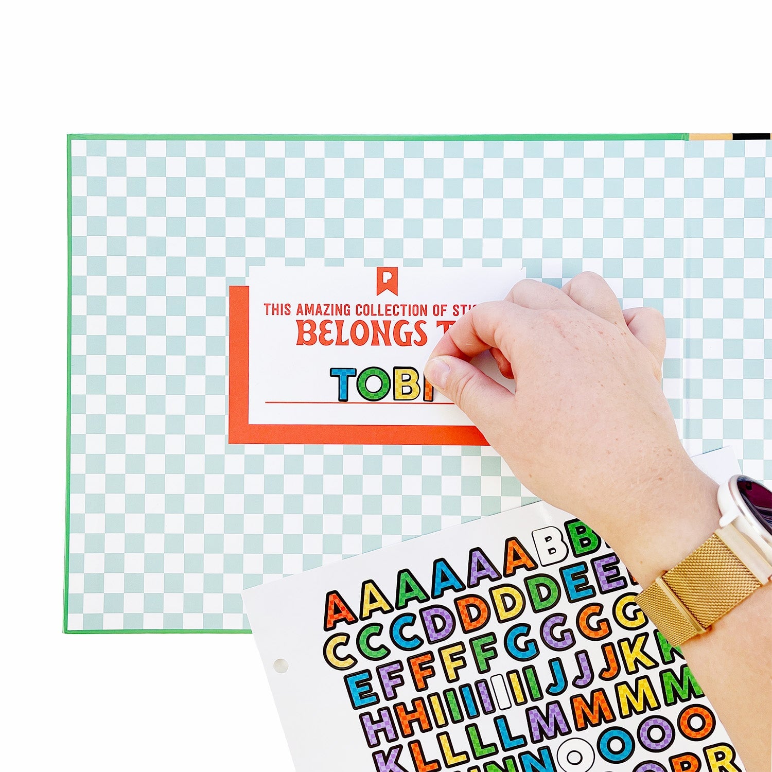 Colorblock Wonder Sticker Keeper