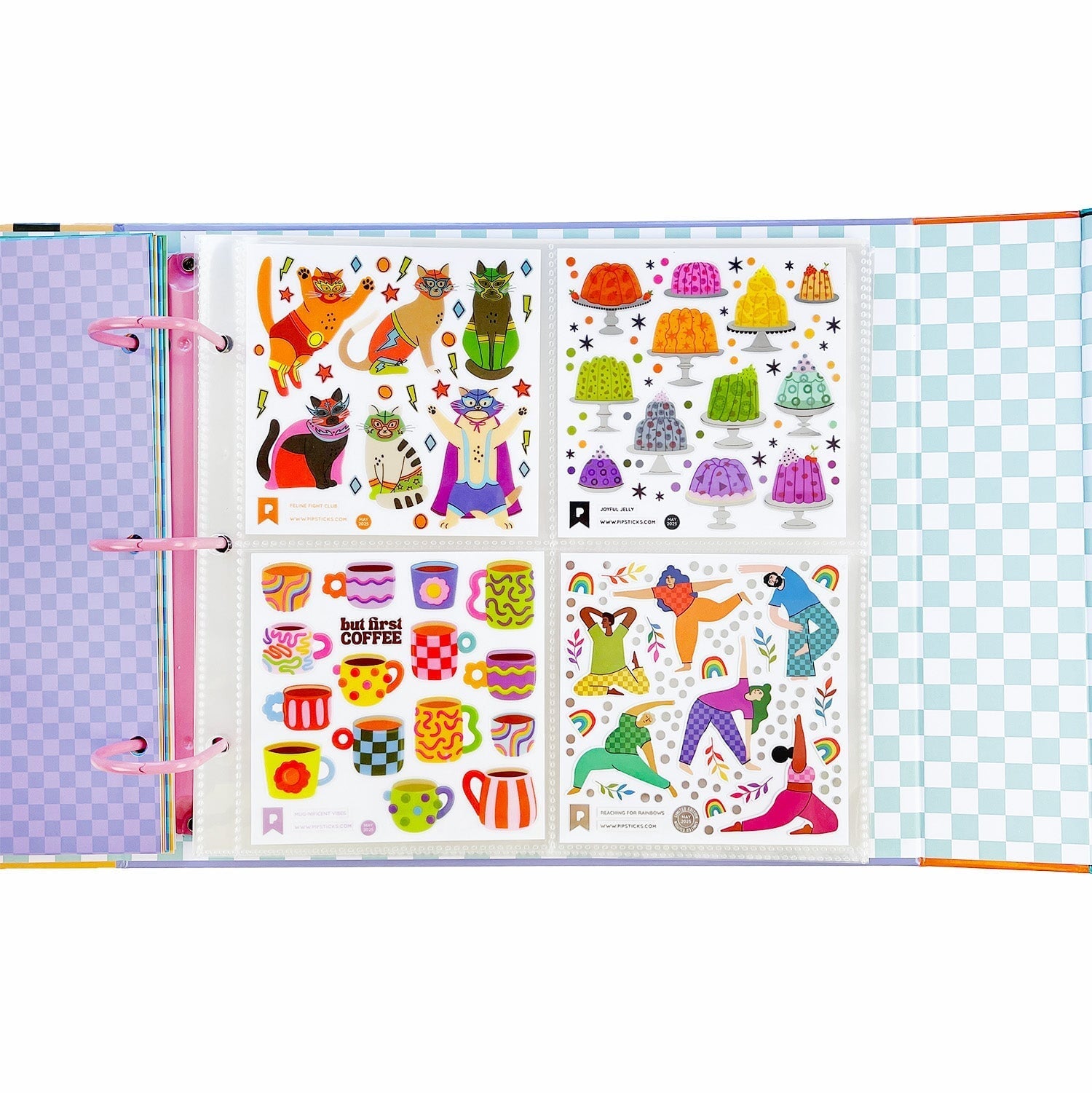 Colorblock Wonder Sticker Keeper