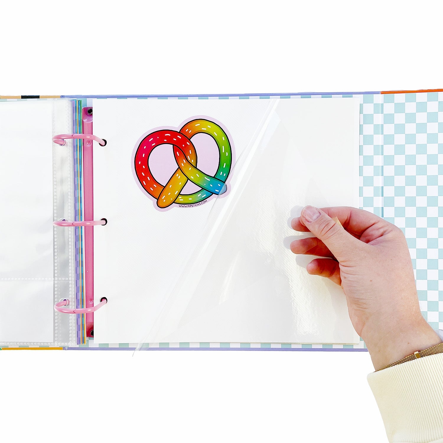 Colorblock Wonder Sticker Keeper