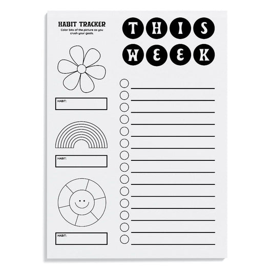 Habit Tracker Notepad