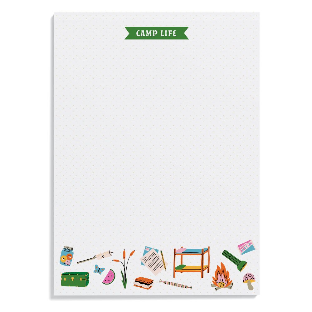 Camp Life Notepad