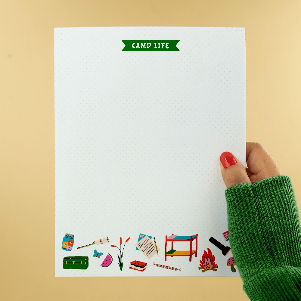 Camp Life Notepad