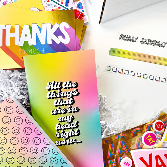 Play, Party, Plan Stationery Box