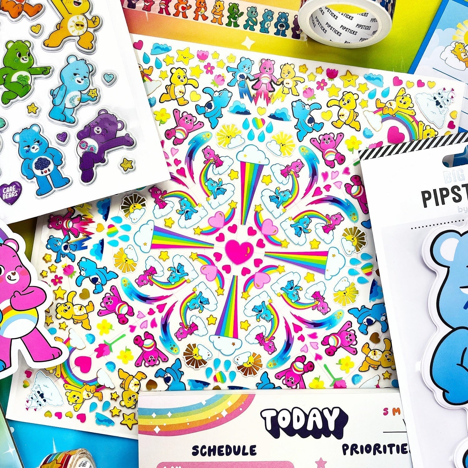 Pipsticks + Care Bears Stationery Box