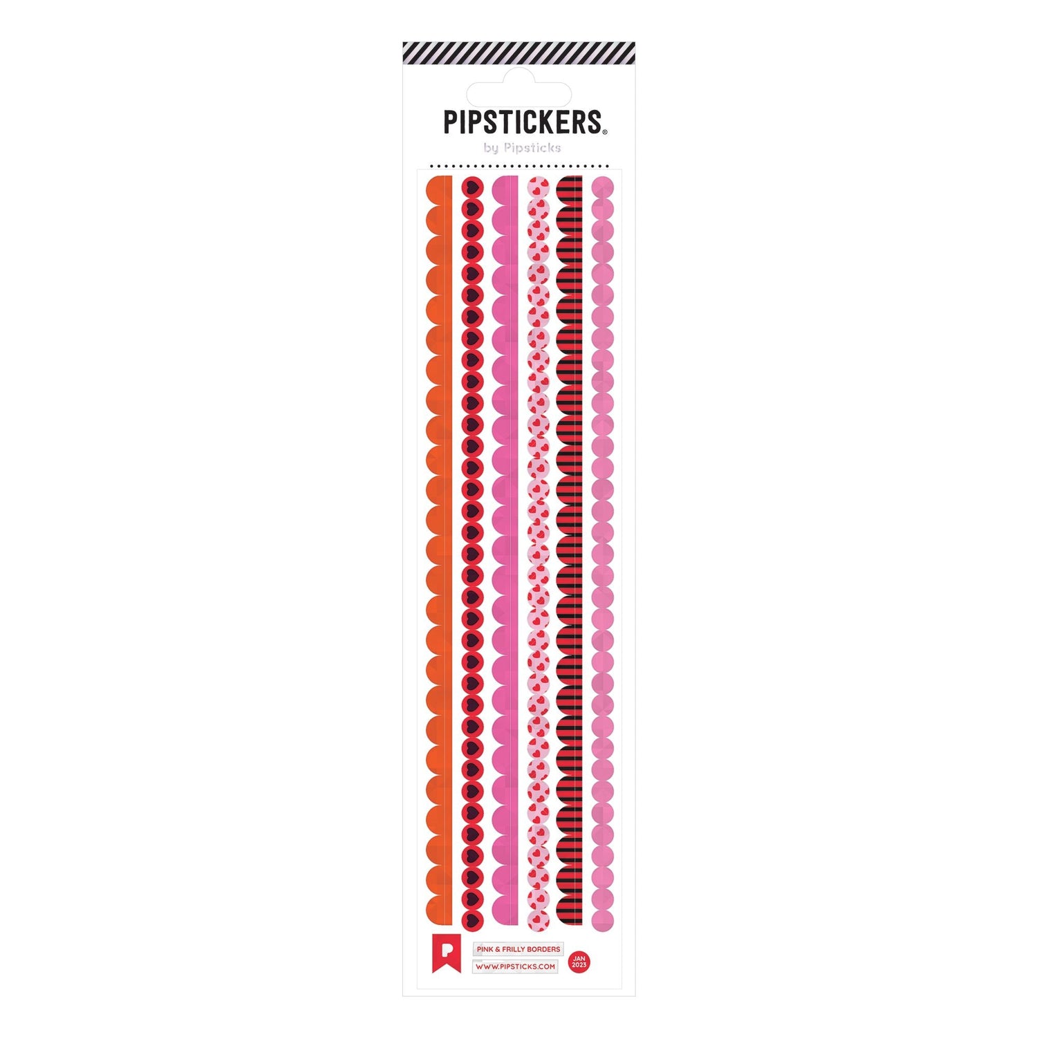 Pink & Frilly Borders