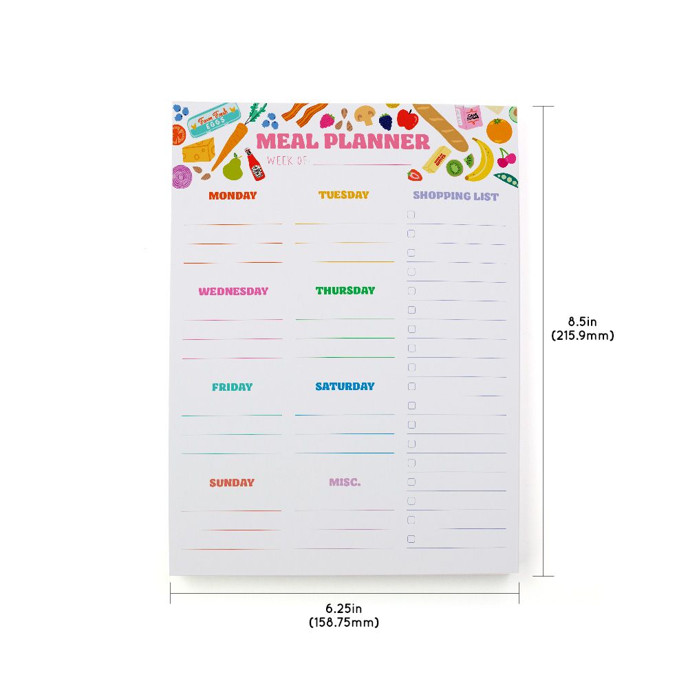 Meal Planner Notepad