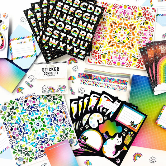 My Favorite Color Is Rainbow Stationery Box