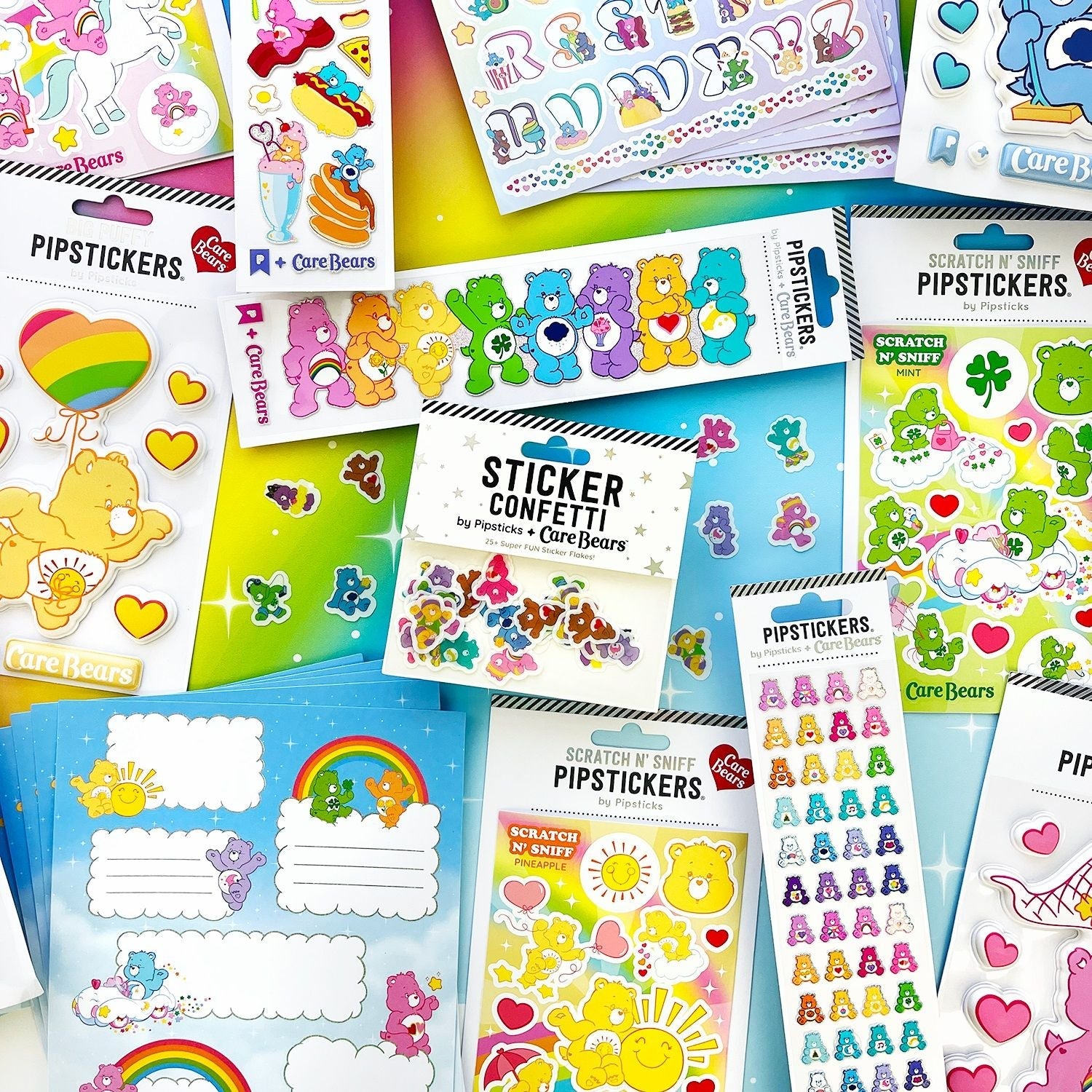 Pipsticks + Care Bears Classic Stationery Box