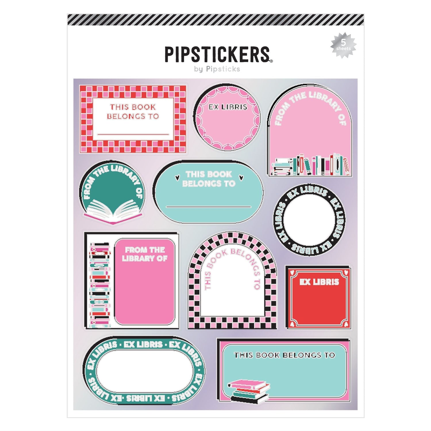 Mark My Words Bookplate Labels (5ct)