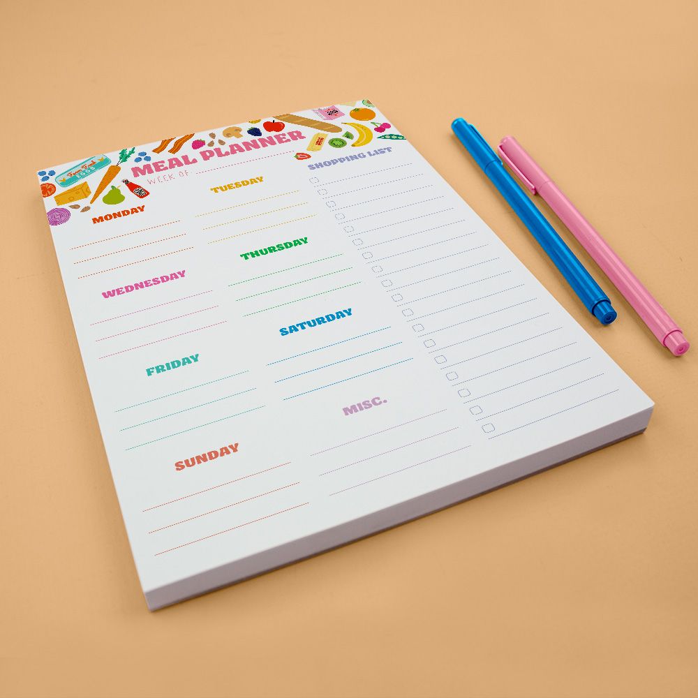 Meal Planner Notepad