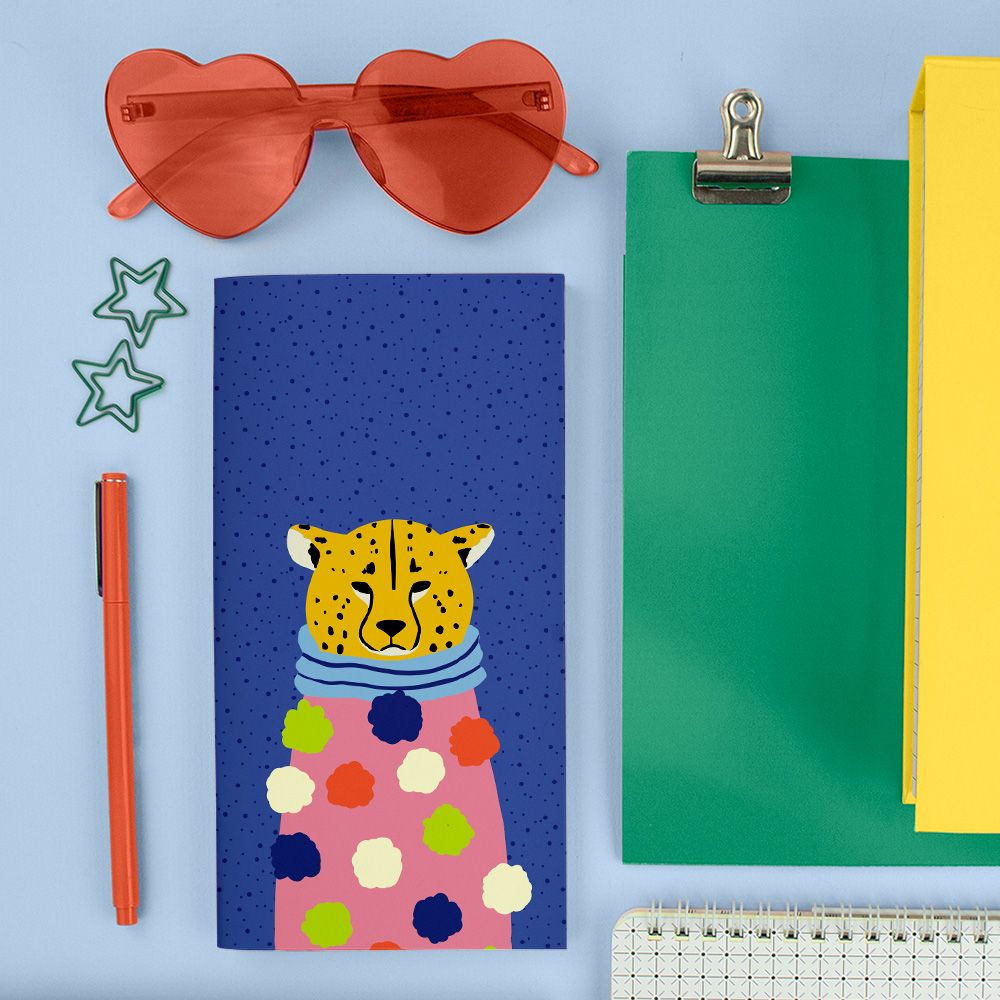 Pom Pom Cheetah Traveler Notebook