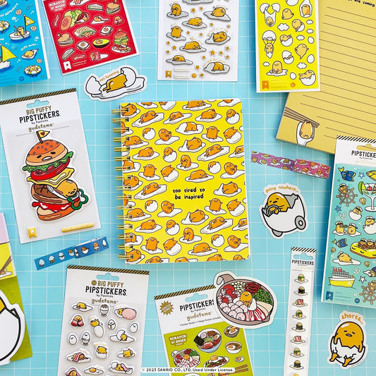 Gudetama Too Tired Spiral Notebook
