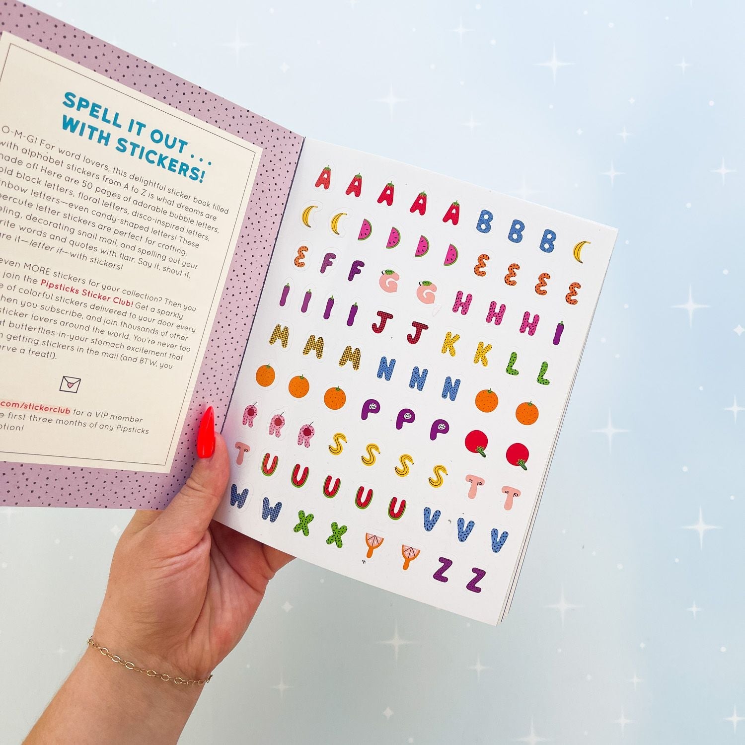 So. Many. Letter Stickers Book