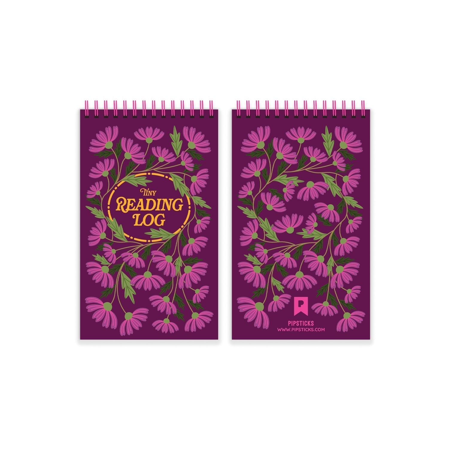 Tiny Reading Log Mini Notebook