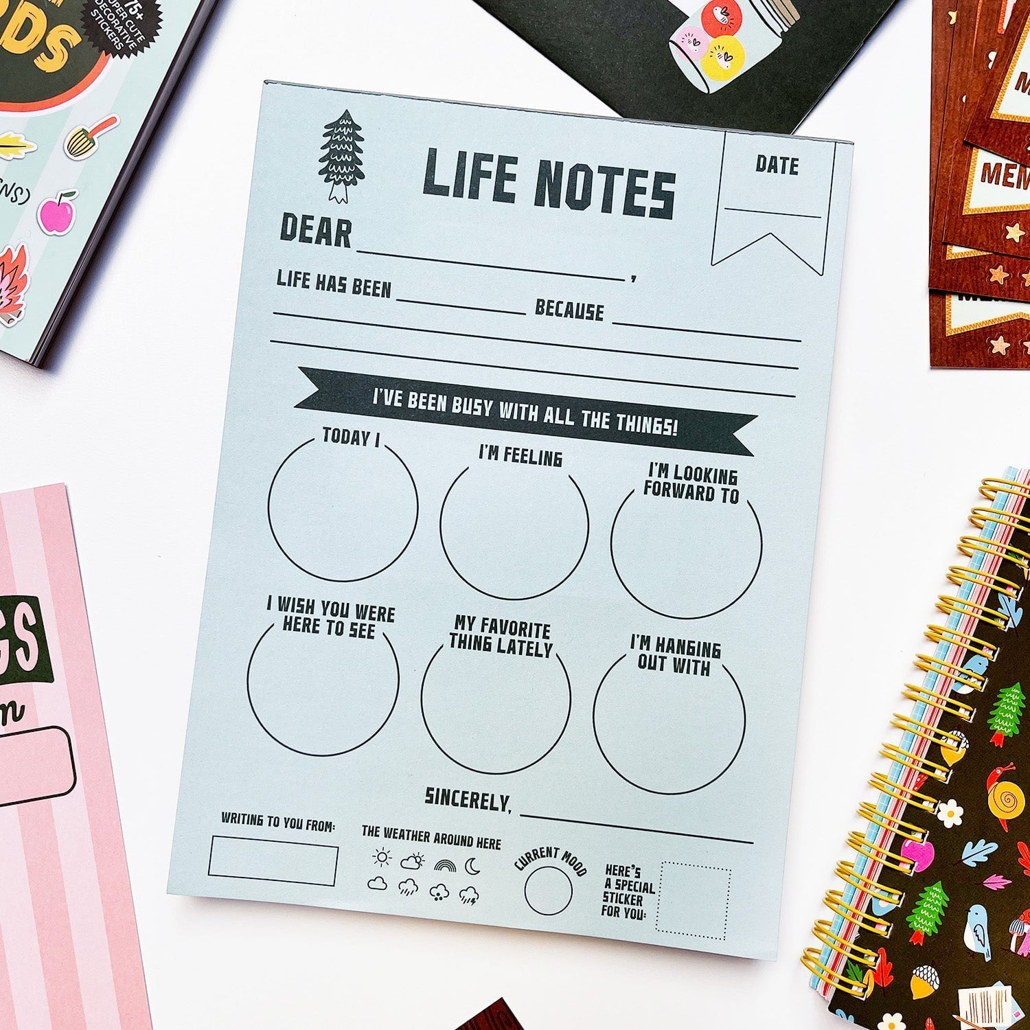 Camp Life Notes Letterpad