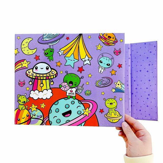 Kawaii Alien Sticker Keeper