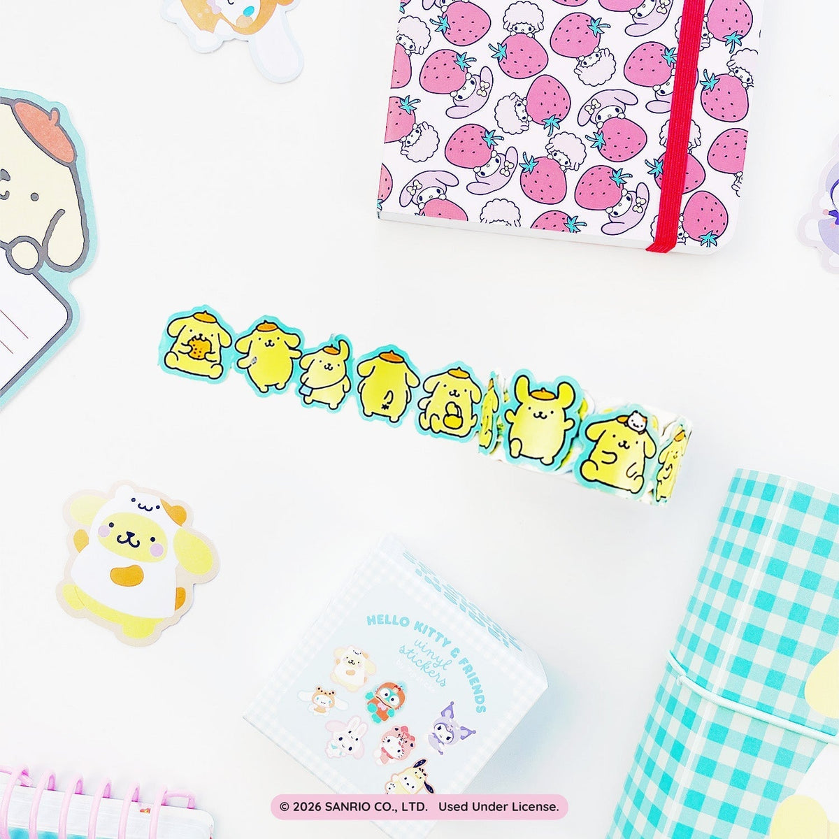 Pompompurin Lazy Daisy Washi Collection
