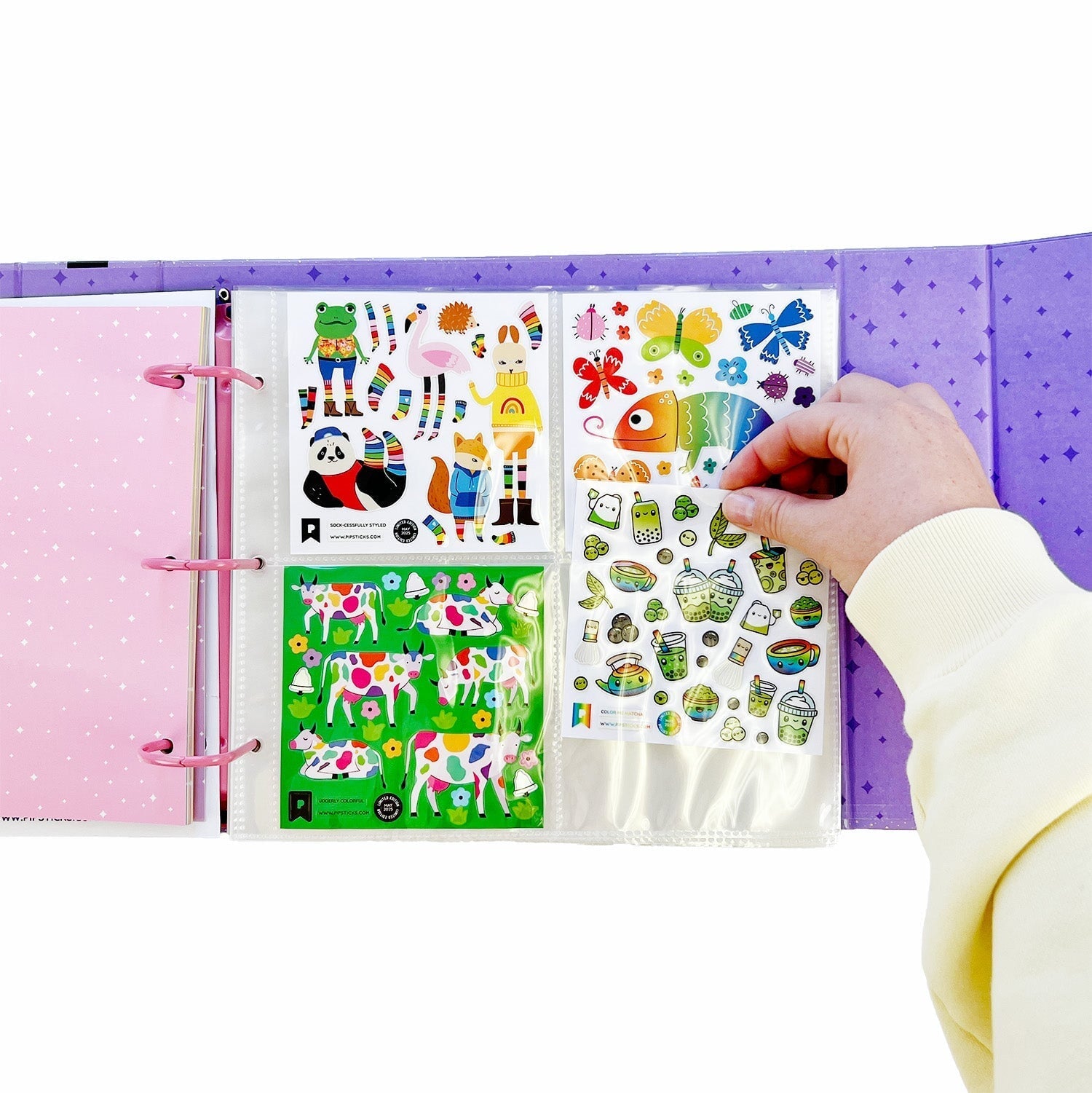 Kawaii Alien Sticker Keeper