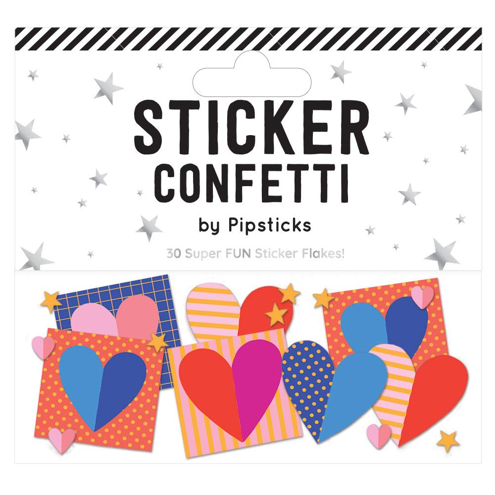 A Little Heart Sticker Confetti