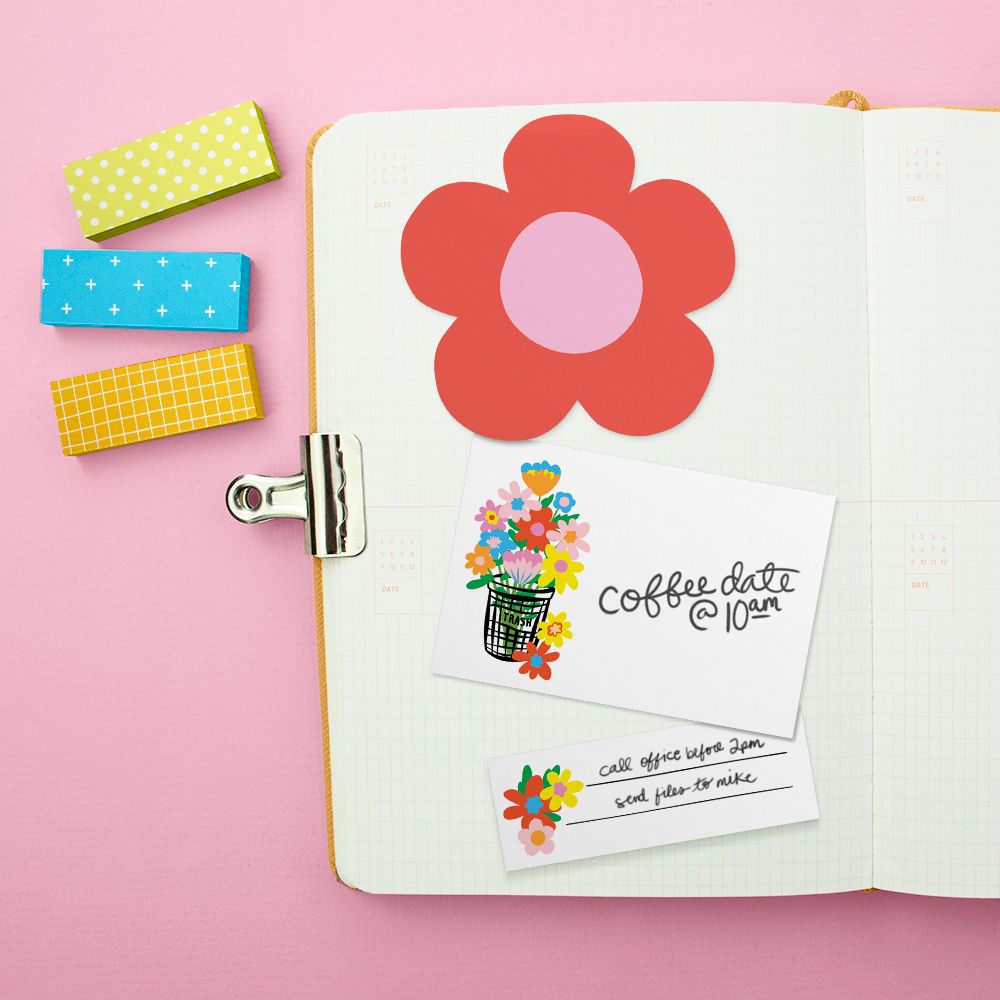 Spring Colors Sticky Note Set
