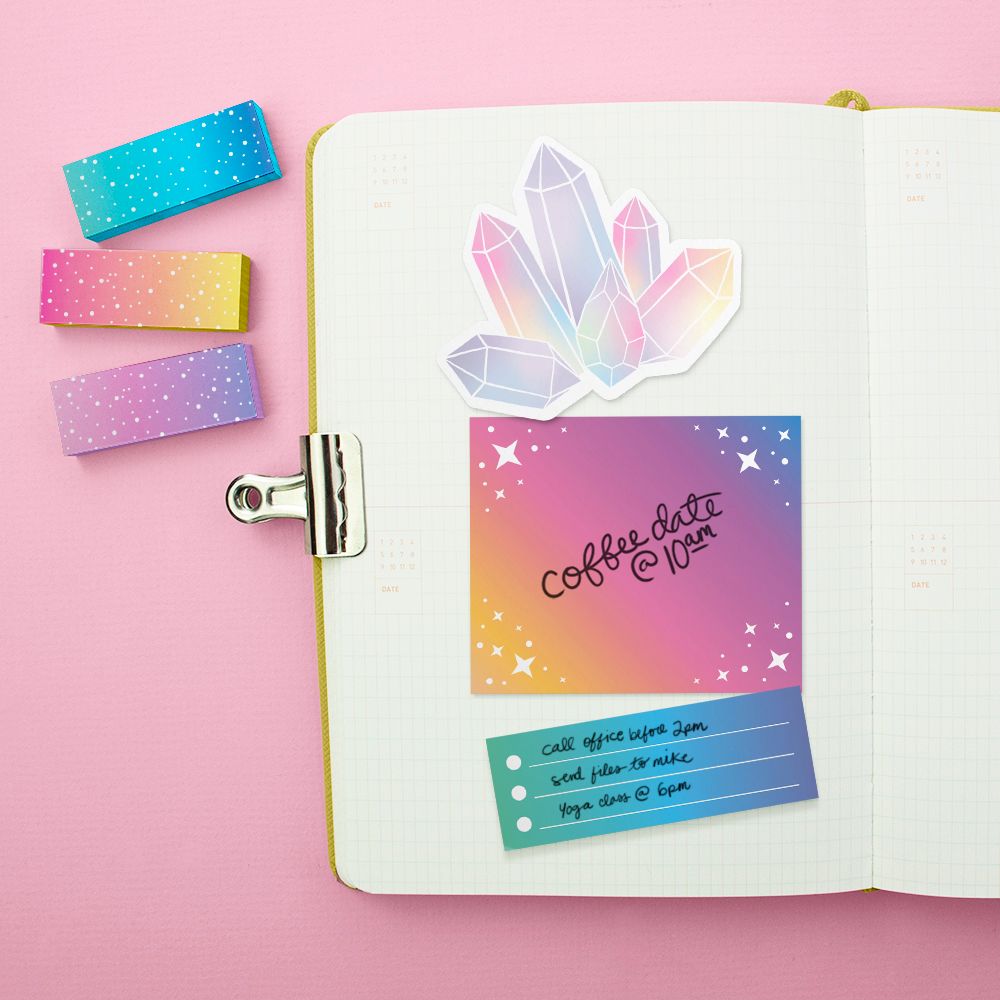 Mystical Colors Sticky Note Set