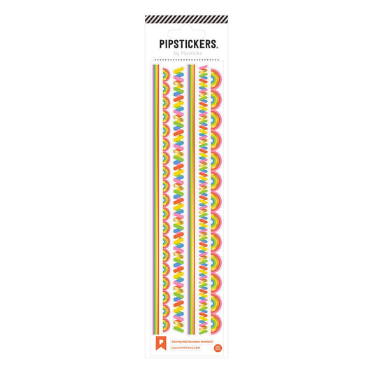 Contoured Rainbow Borders