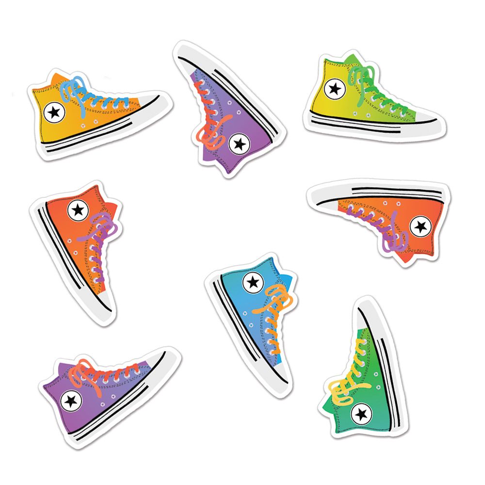 Rainbow High Tops Sticker Confetti