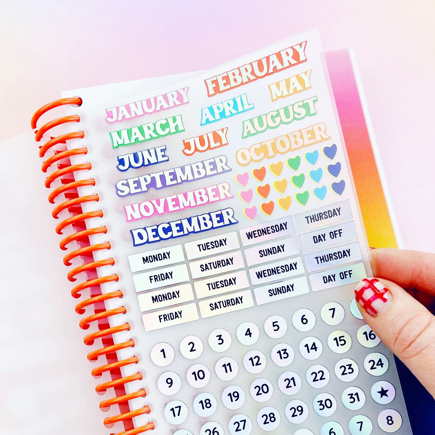 Happy Thoughts 12 Month Planner