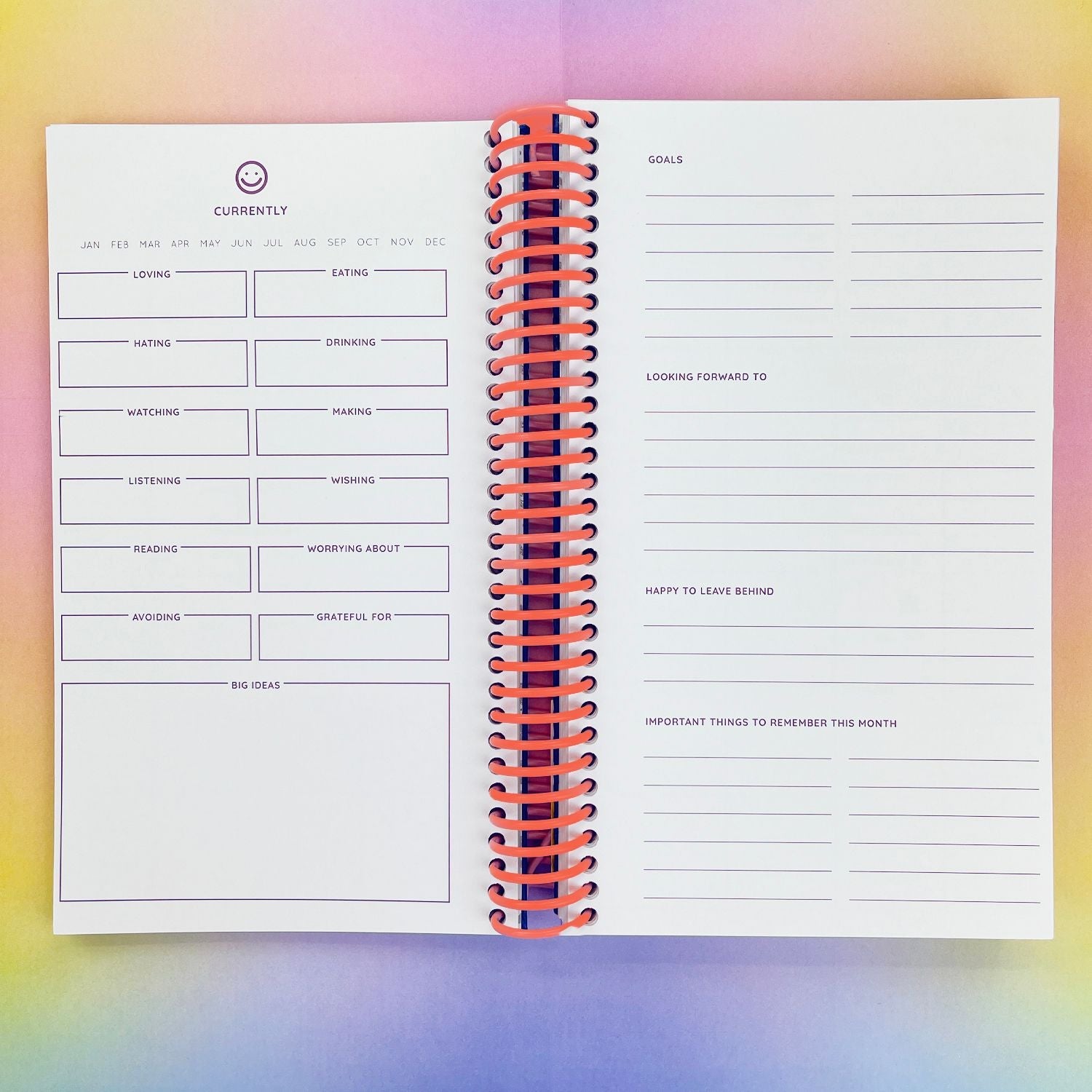 All The Things 12 Month Planner