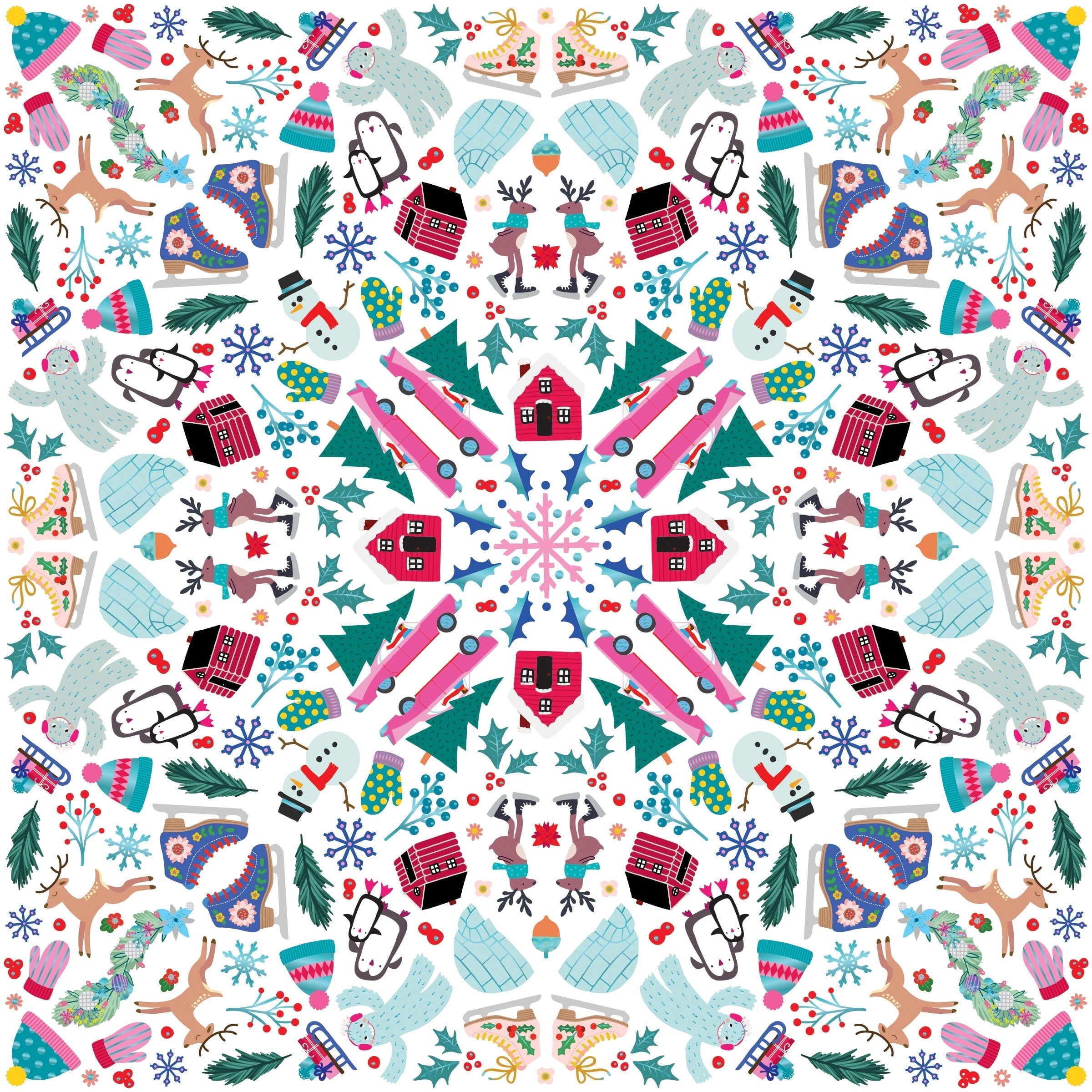 Holly Jolly Sticker Burst