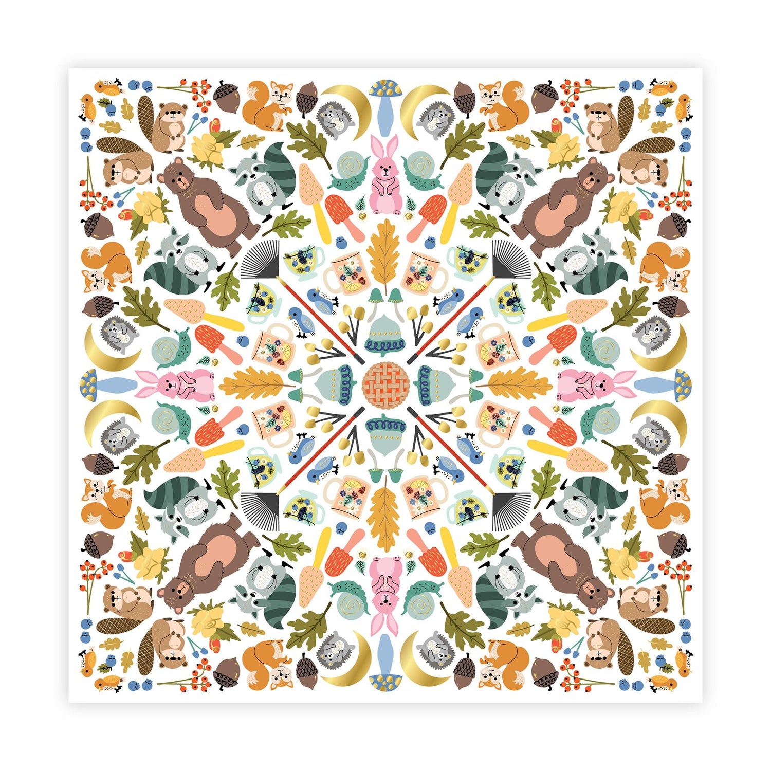 Friendly Forest Sticker Burst