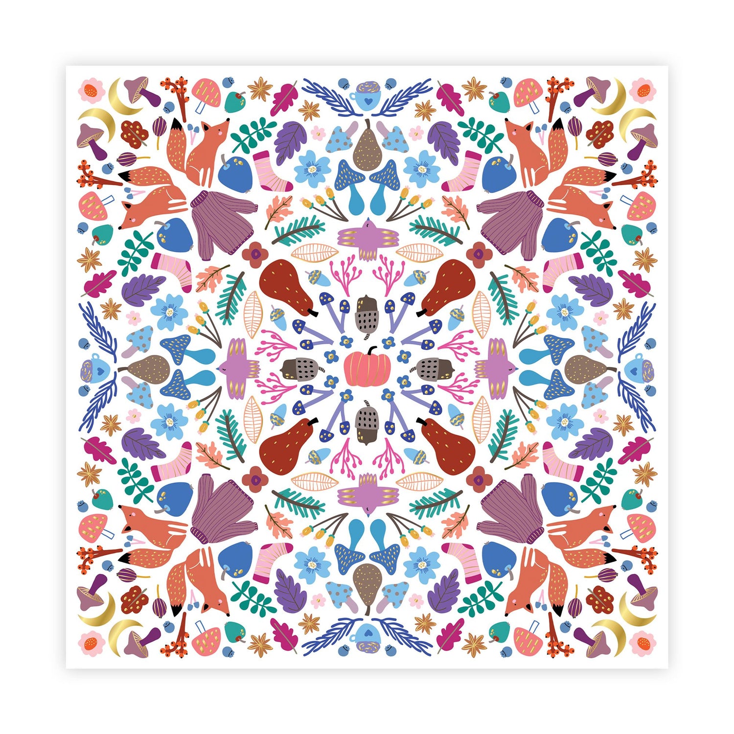 Friendly Forest Sticker Burst