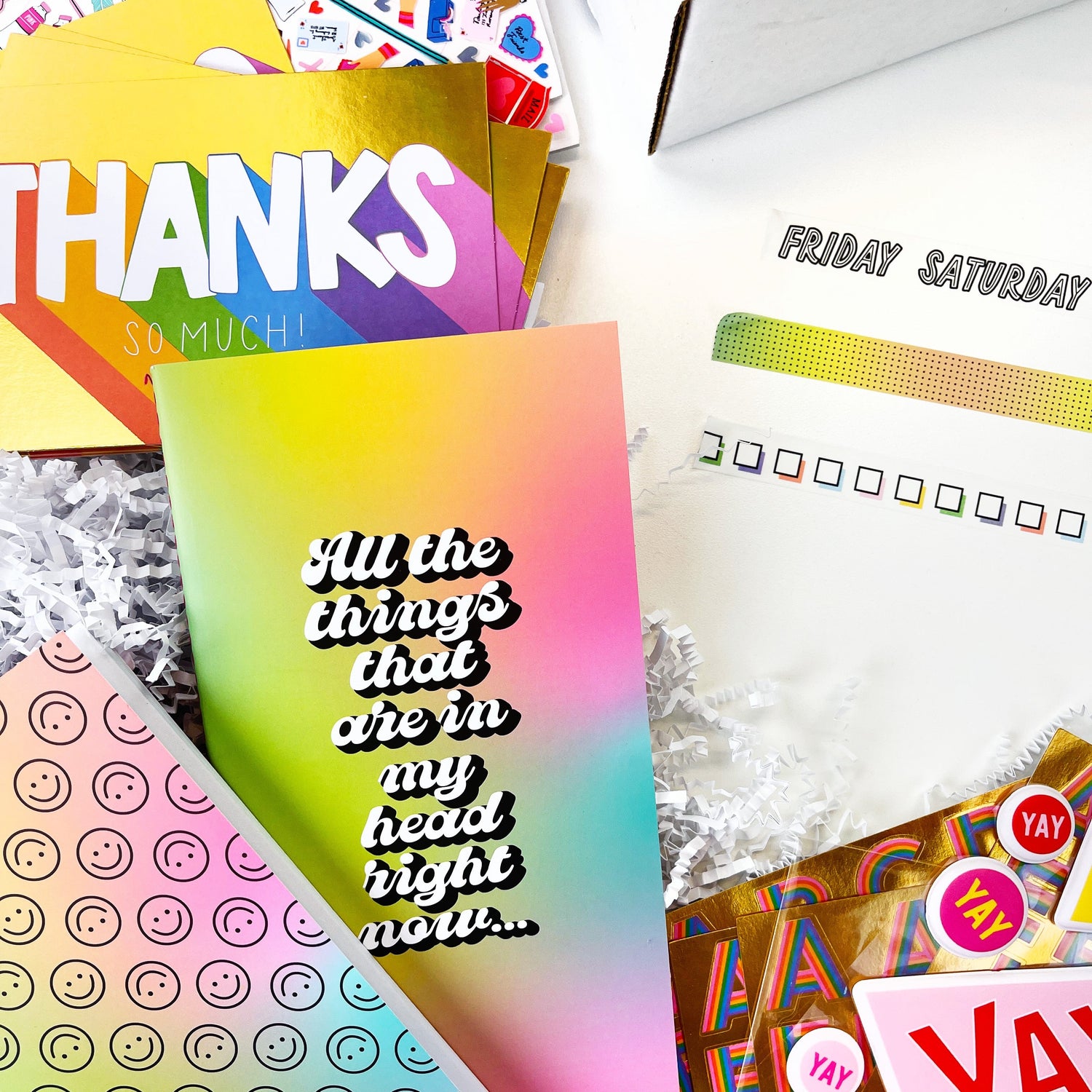 Play, Party, Plan Stationery Box