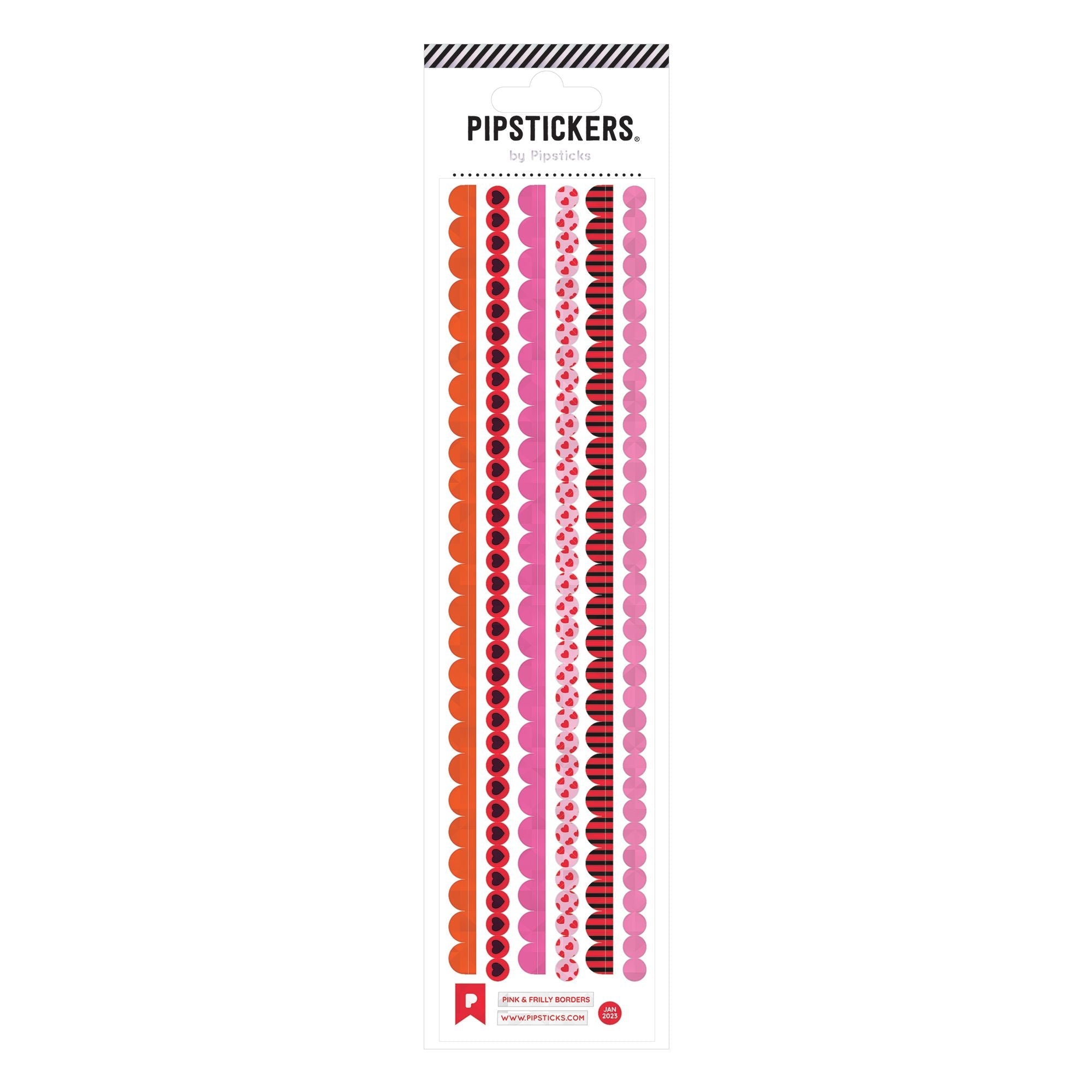 Pink & Frilly Borders
