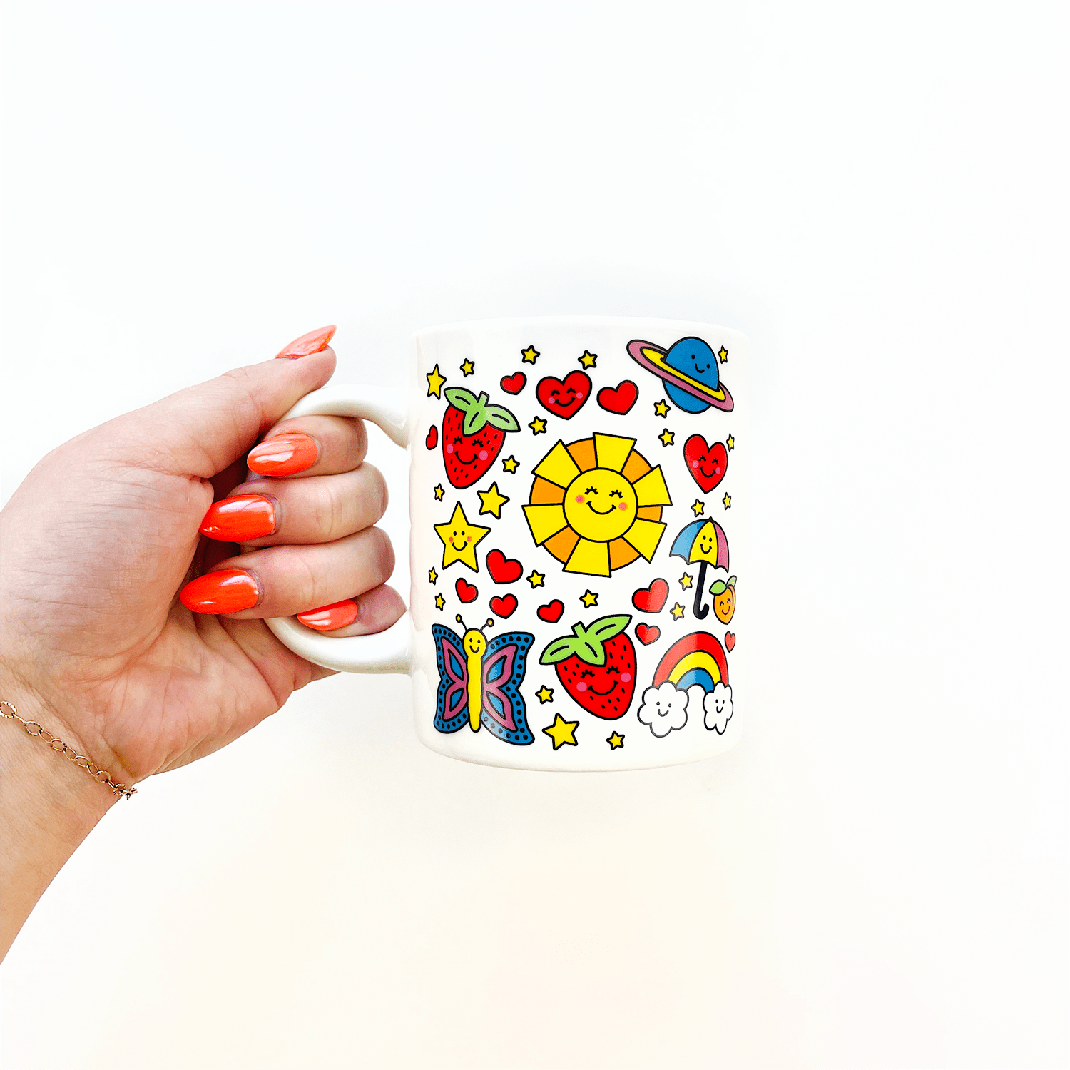 But First, Stickers Mug