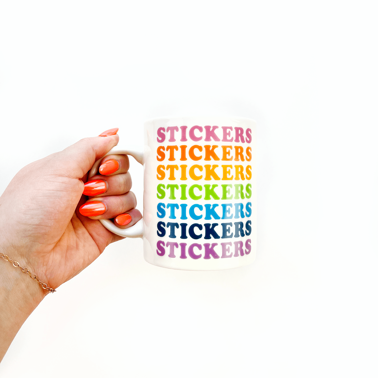 Colorful Stickers Mug