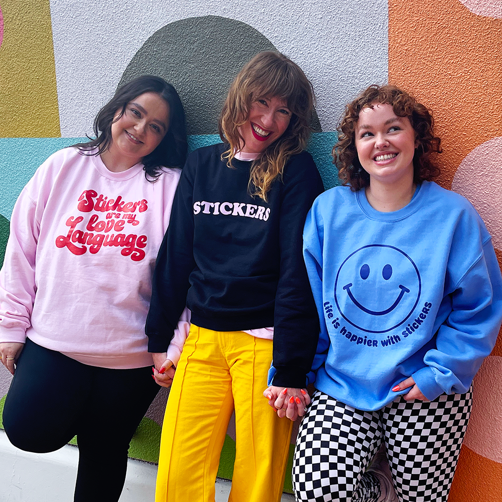 My Love Language Crewneck Sweatshirt: Pink