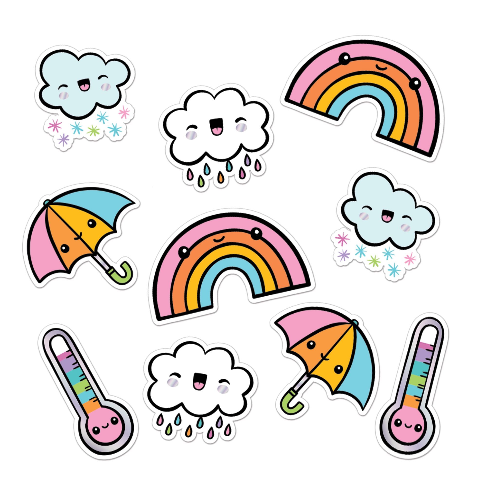 Cloudburst Sticker Confetti