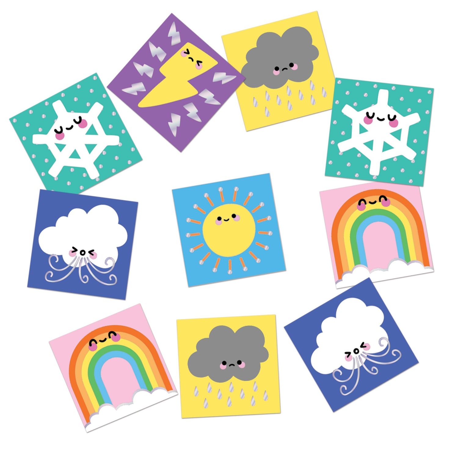 Weather Stations Sticker Confetti