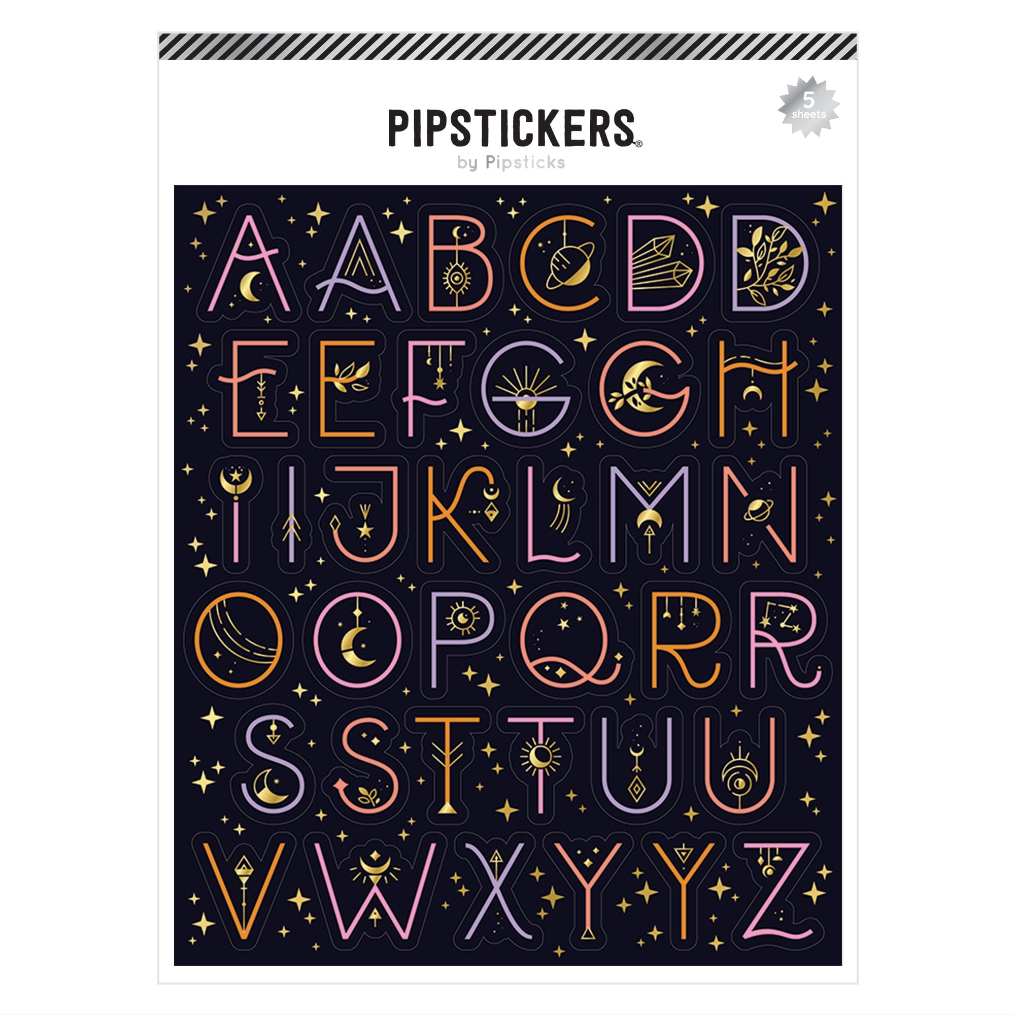 Celestial Signs Big Alphabet (5ct)