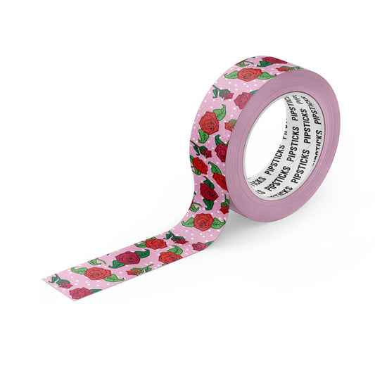 Red As A Rose Washi