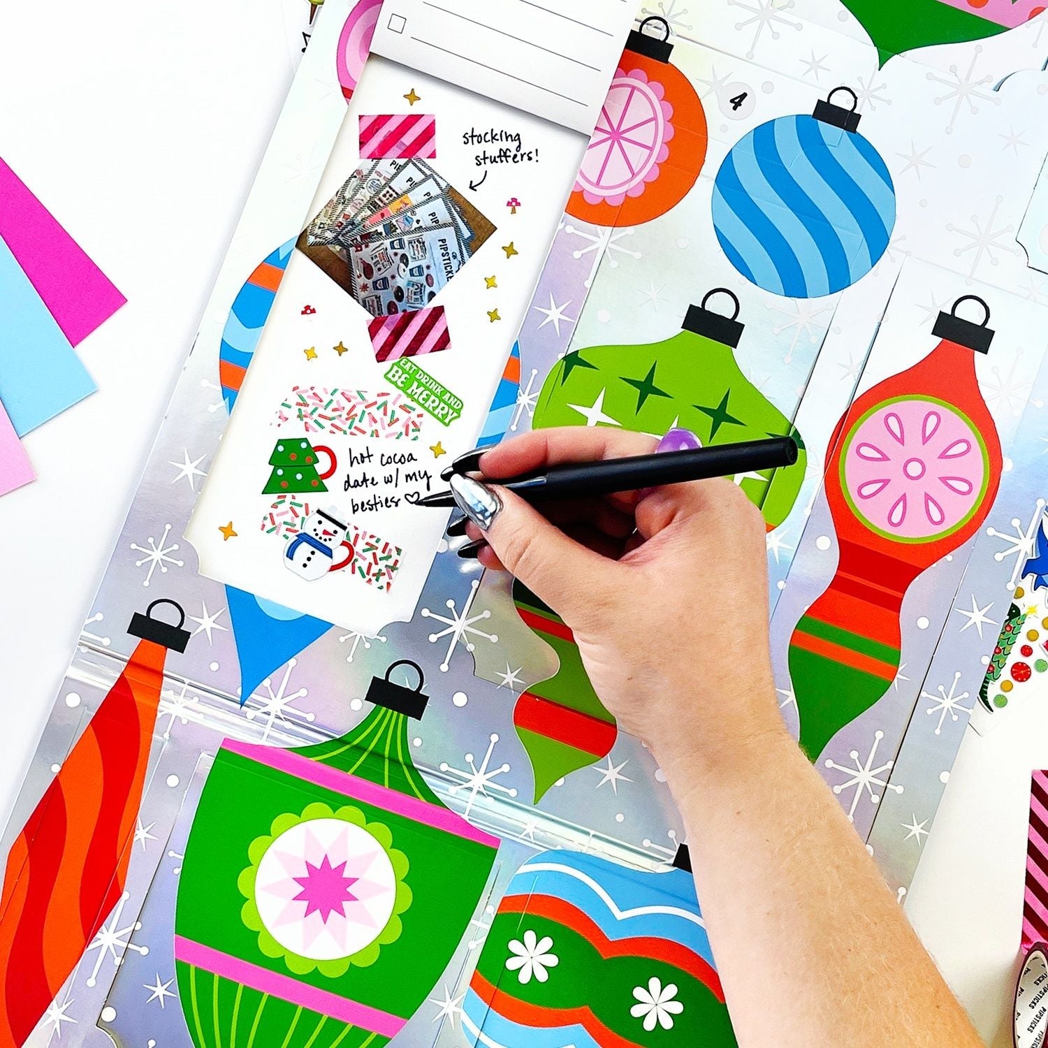 Christmas Advent Sticker Countdown