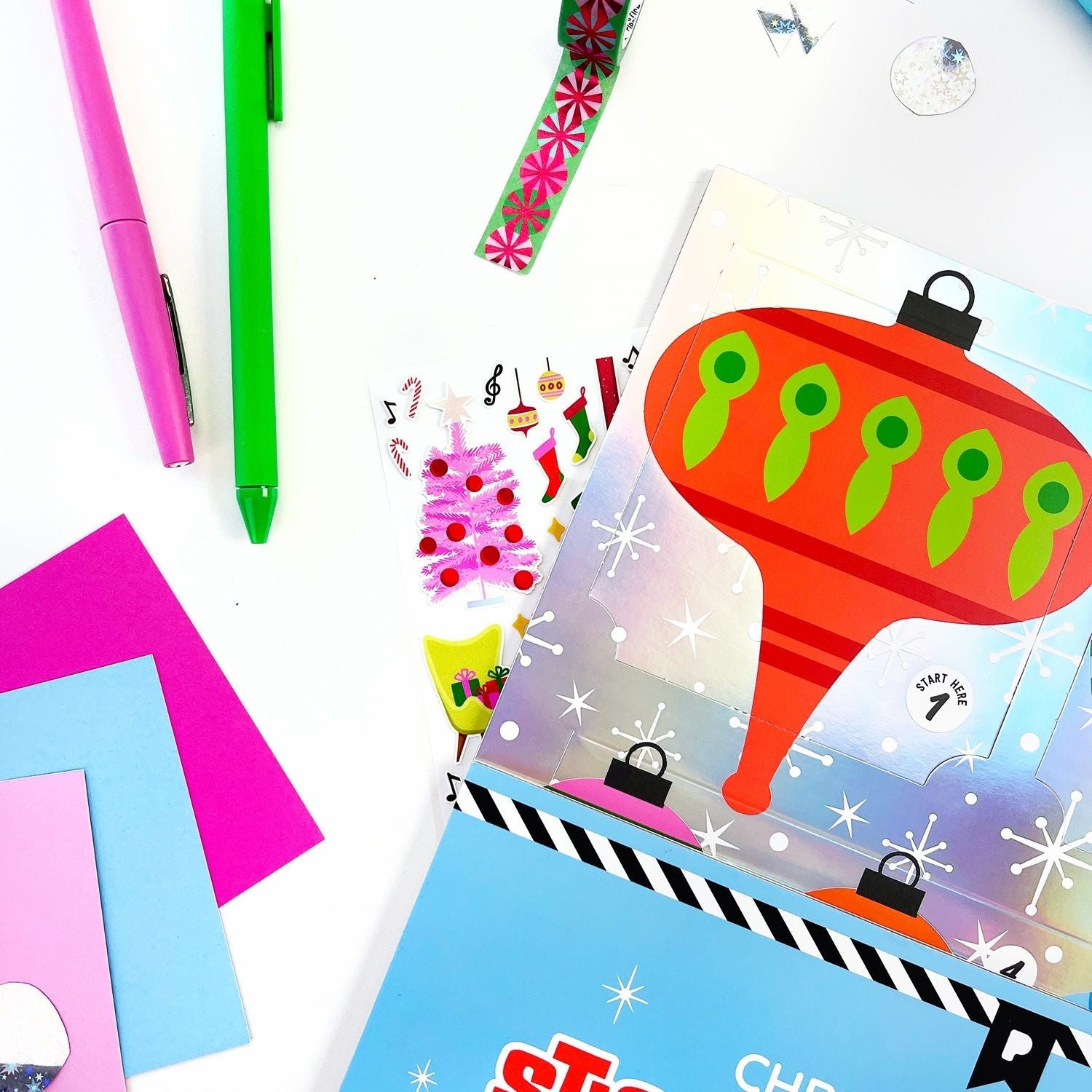 Christmas Advent Sticker Countdown