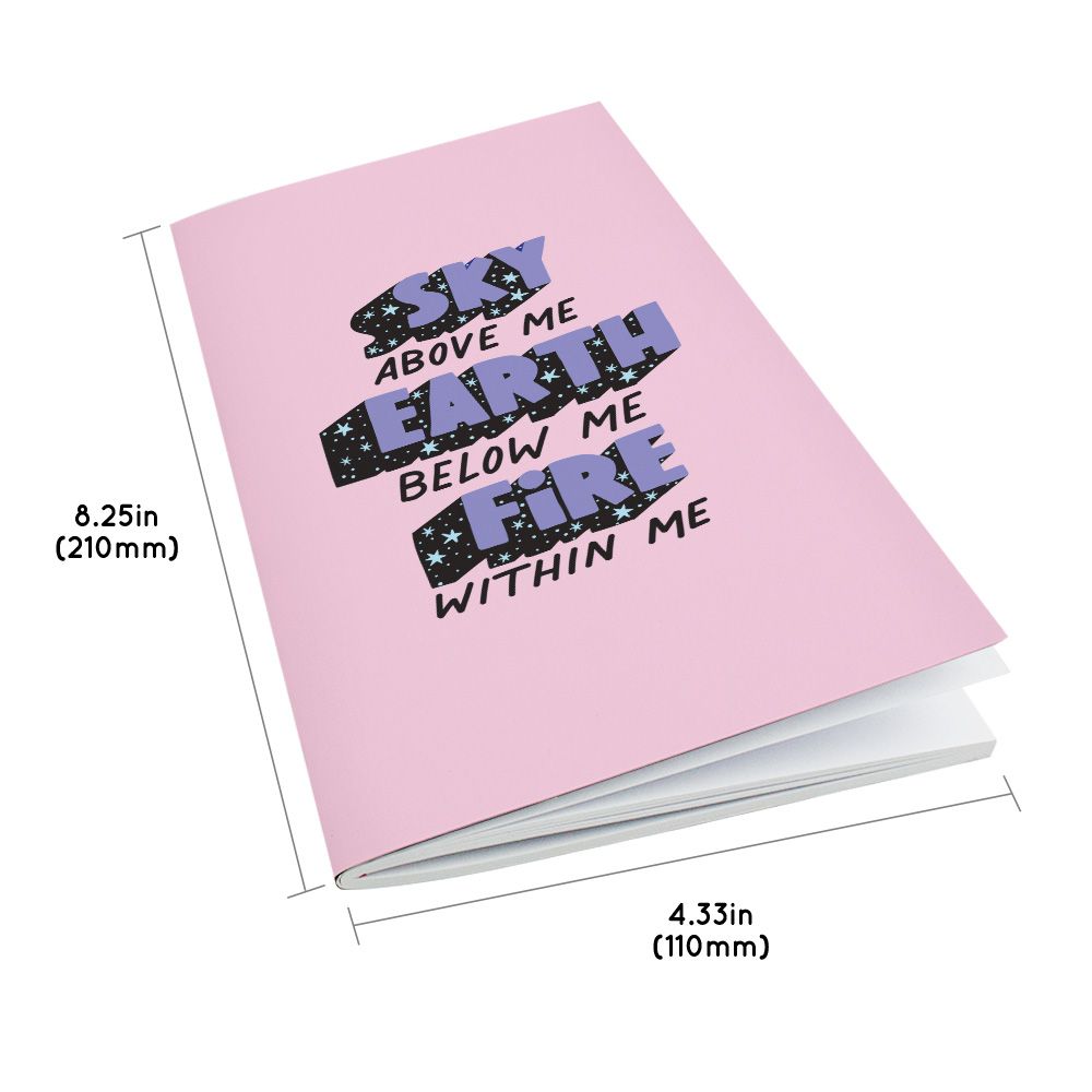 Sky, Earth & Fire Traveler Notebook
