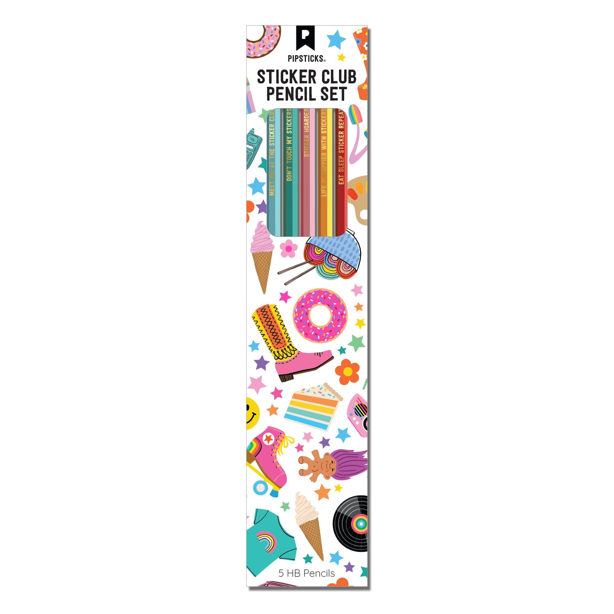 Sticker Club Pencil Set
