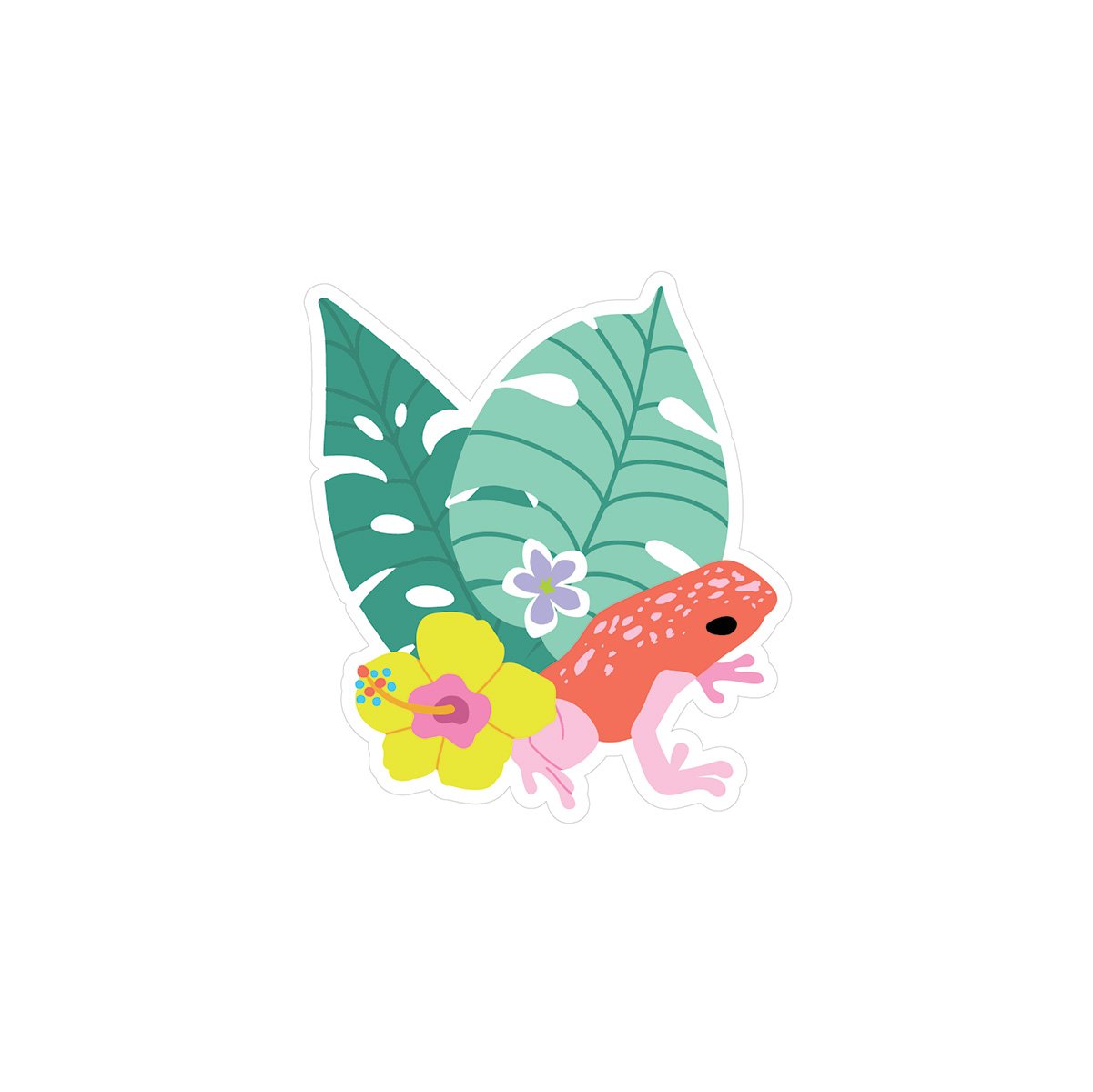 Floral Frog Vinyl