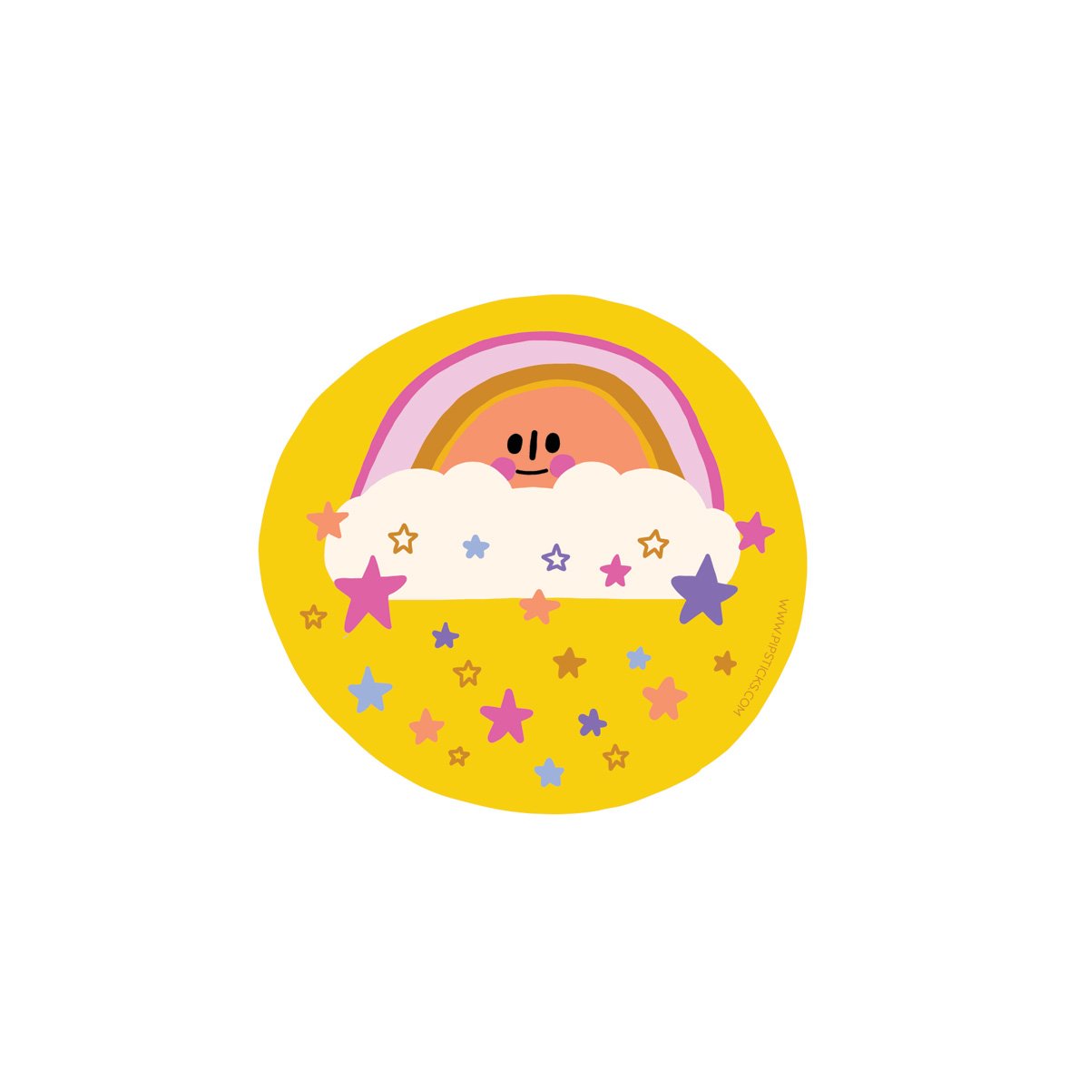 Smiling Rainbow Vinyl