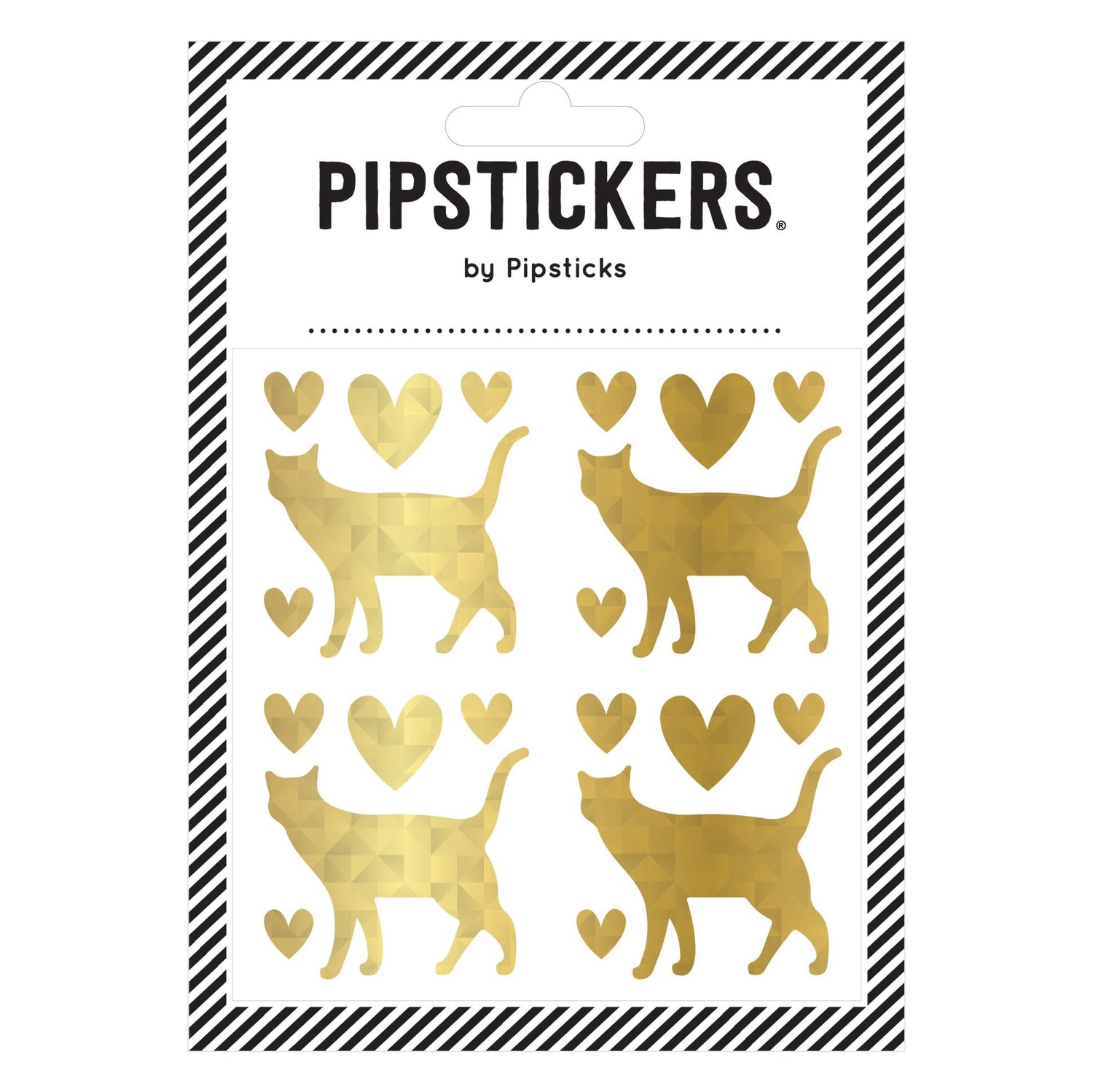 Gold Holographic Cats