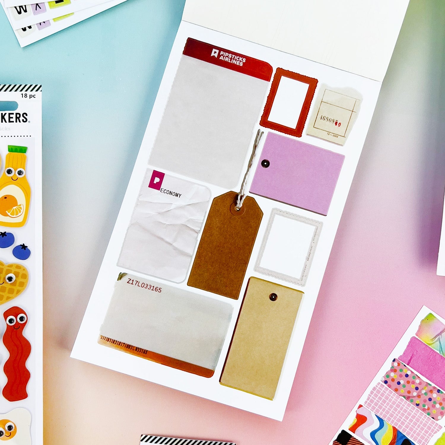 Mix & Match Junk Journal Sticker Book