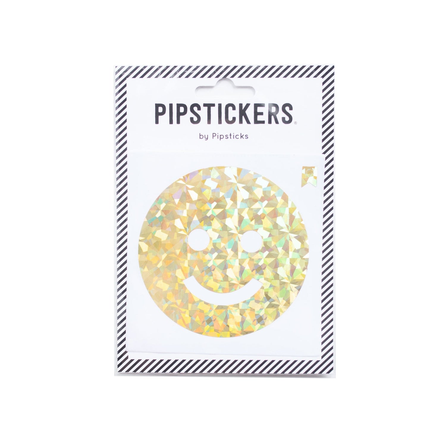Gold Holographic Smiley